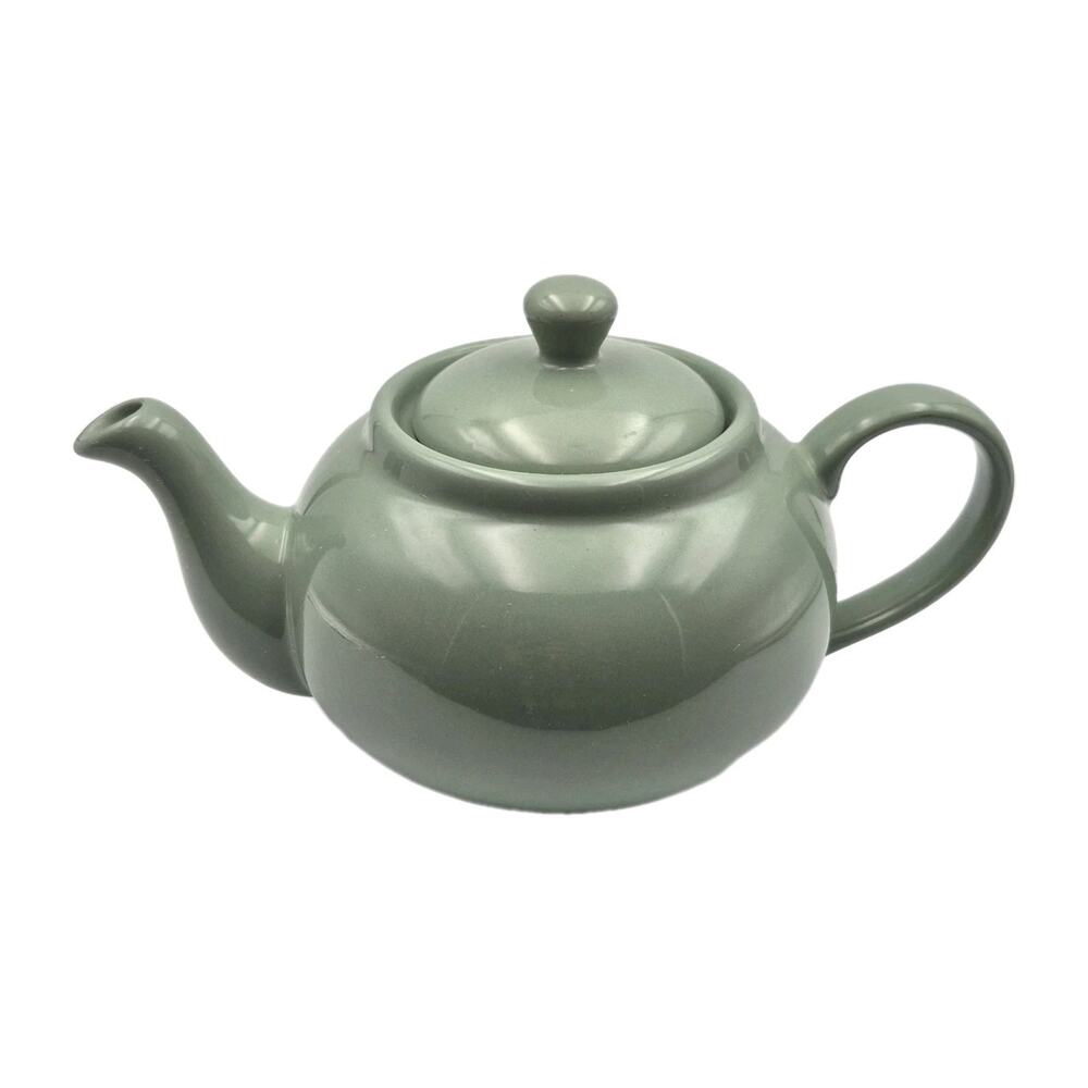 Elegant Celadon Green Ceramic Teapot Herman Dodge & Son Thailand 10x6x6"